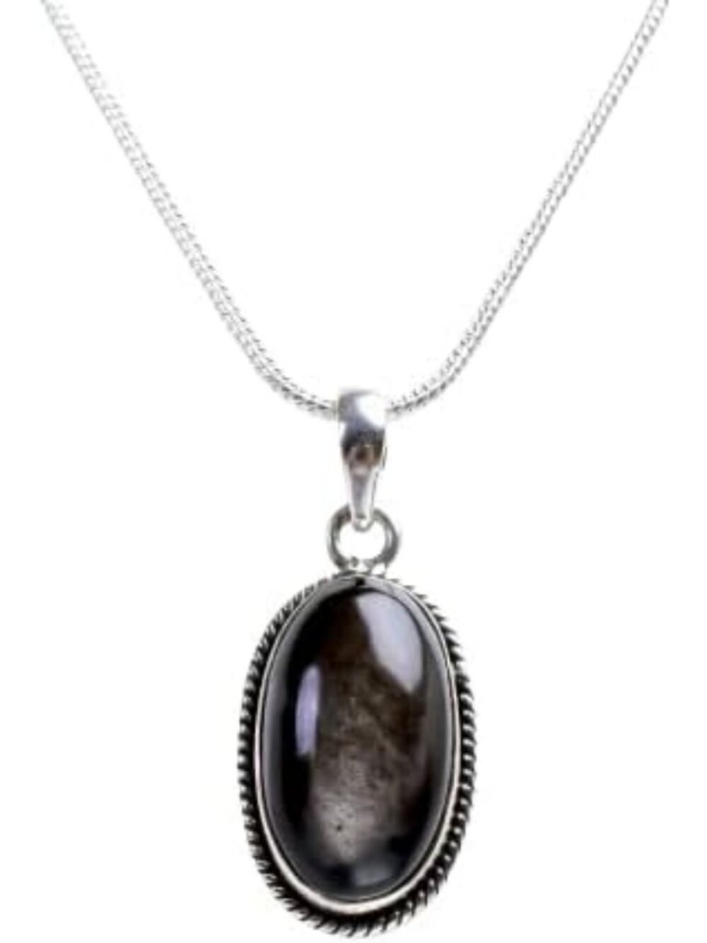 Sterling Silver Teardrop Pendant Necklace, Purple Gemstone Jewelry for Her